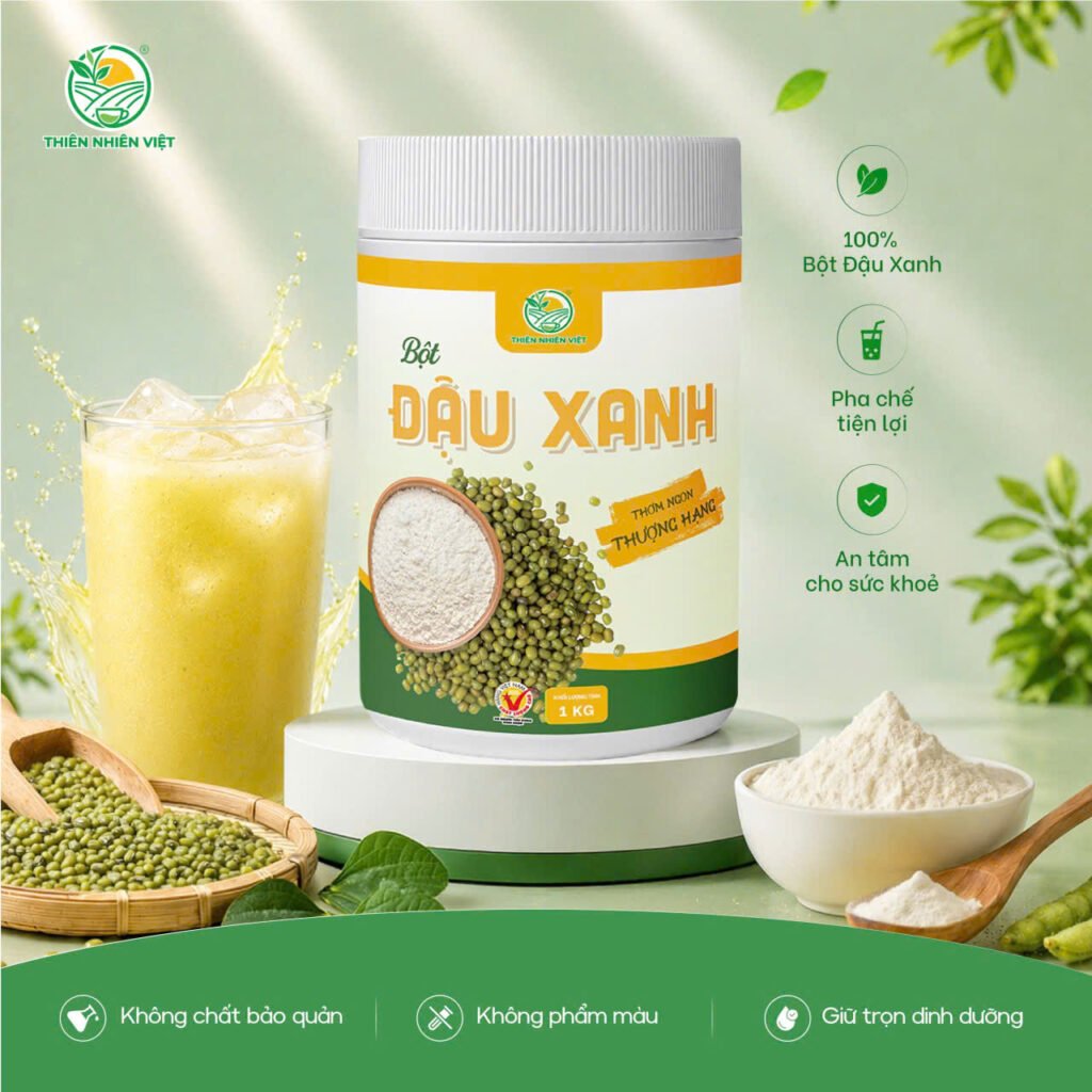 Bột đậu xanh đường phèn bột đậu xanh đường phèn tnv food