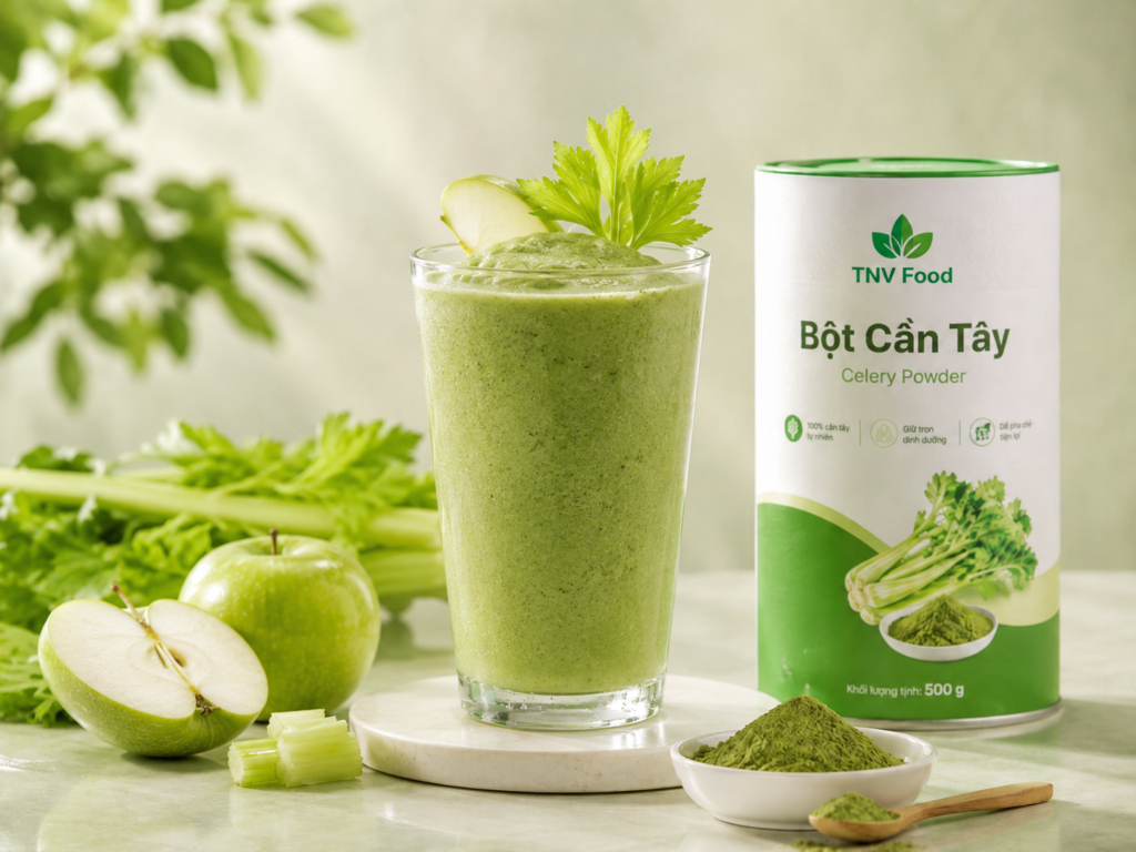 Bột cần tây TNV Food sinh tố xanh cần tây